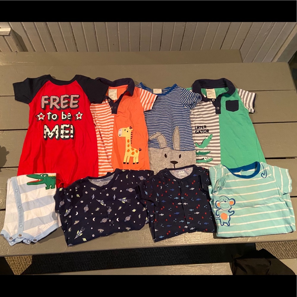 Boy Summer Romper Lot 12m